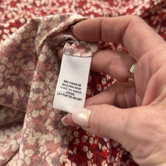 Apiece Apart Deia Mini Dress in Mango Bouquet Size XS - Picture 9 of 9